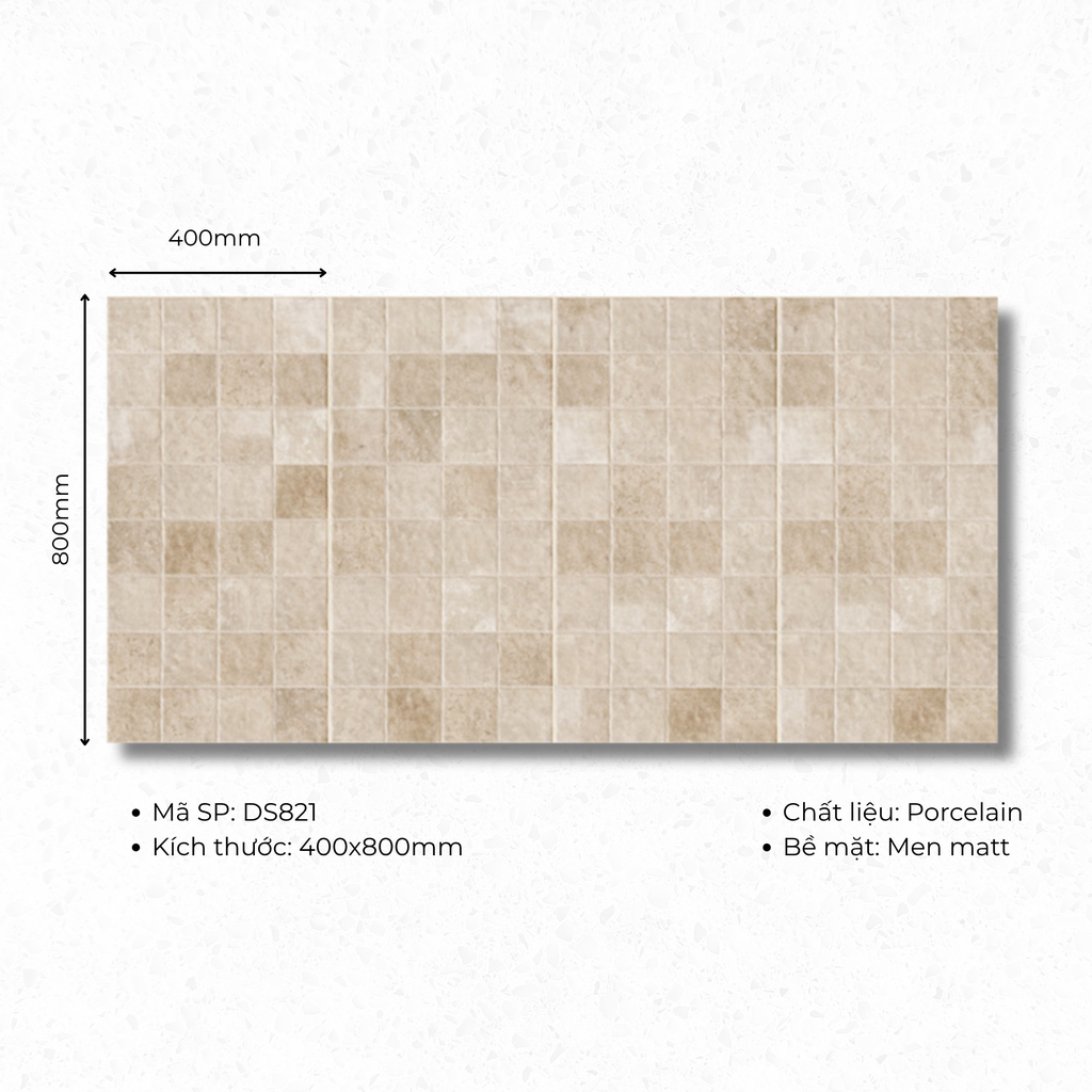 Gạch ốp lát Porcelain  400x800 mã DS821