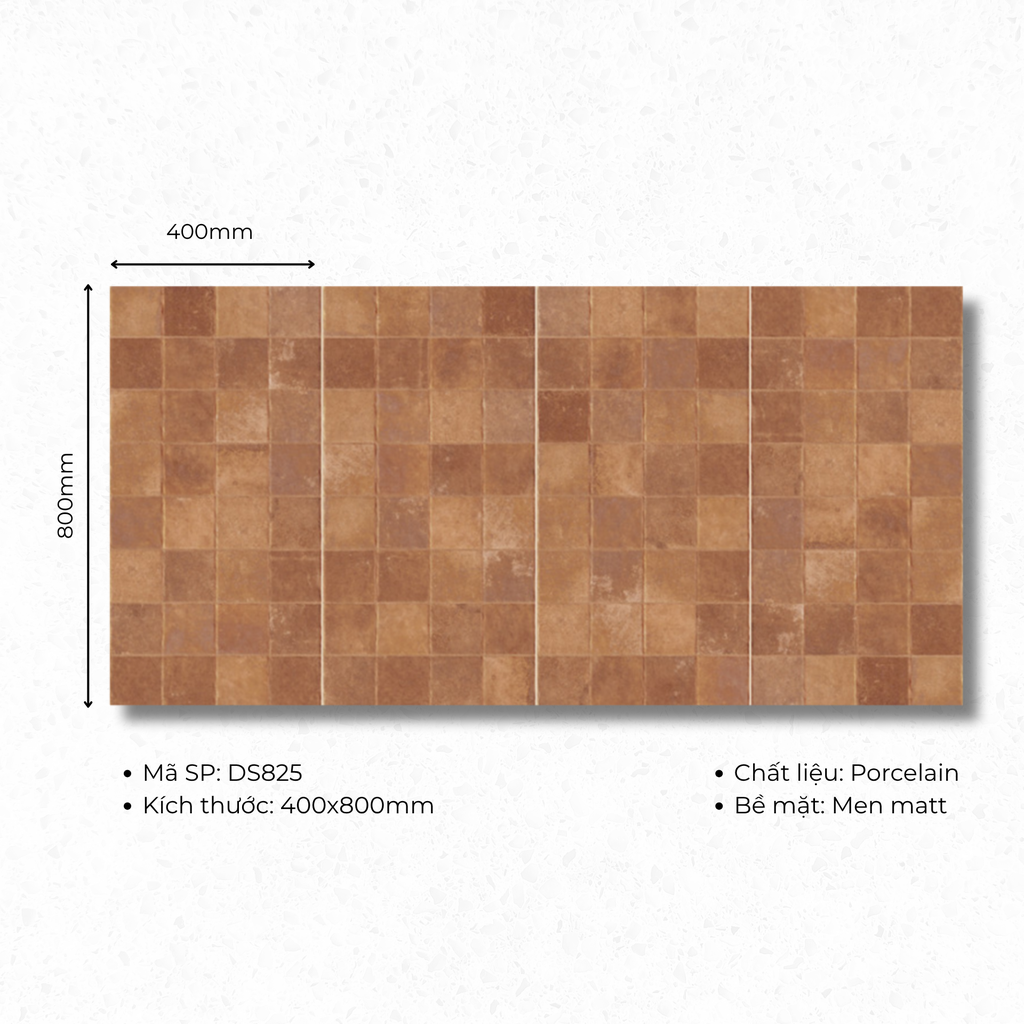 Gạch ốp lát Porcelain  400x800 mã DS825