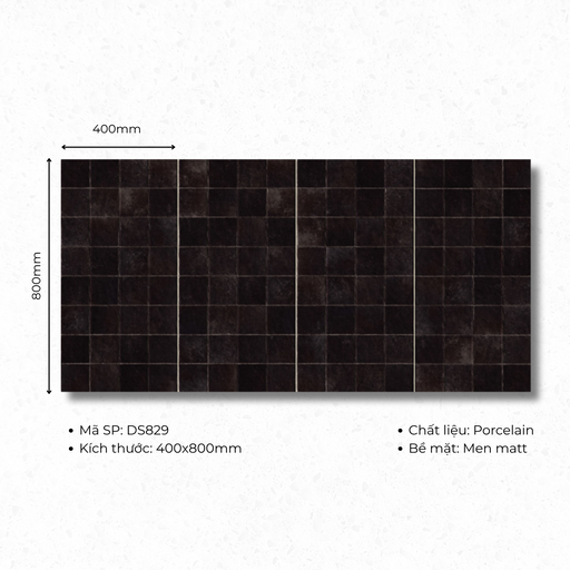 [DS829] Gạch ốp lát Porcelain  400x800 mã DS829