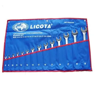 Bộ 14 cờ lê vòng miệng 8-32mm Licota AWT-ERSK05A