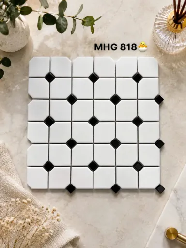 Gạch mosaic trang trí, KT vỉ 300x300mm, mã MHG 818 (20 vỉ/thùng/1.82m2)