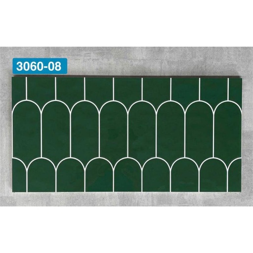 [DS3060-8] Gạch xanh lá họa tiết lông vũ 300x600mm mã DS3060-08