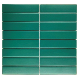 [DS303] Gạch Mosaic que xanh lá đậm mờ DS303